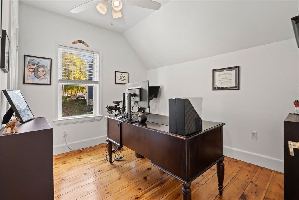 Home Office, Interior, Wood Texture Flooring