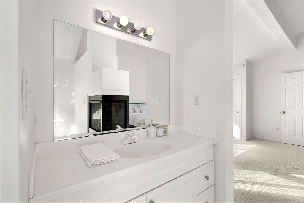 Bathroom, Fireplace, Interior