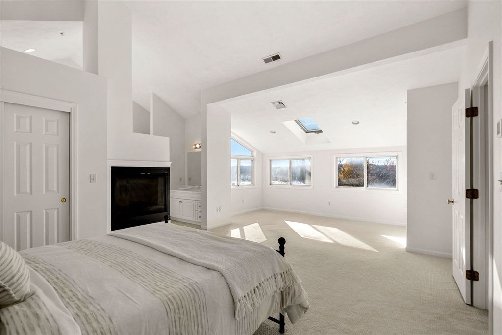 Bedroom, Fireplace, Interior, Recessed Lighting