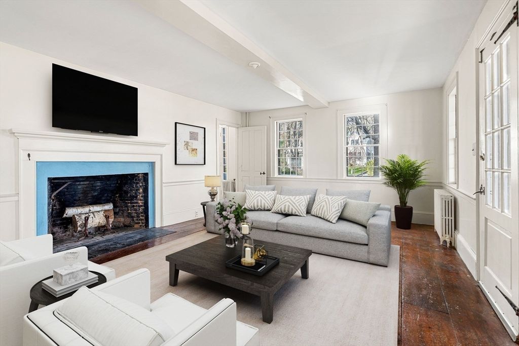 Fireplace, Interior, Living room, Wood Texture Flooring