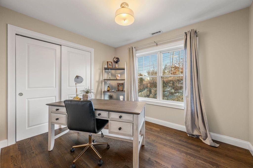 Home Office, Interior, Wood Texture Flooring