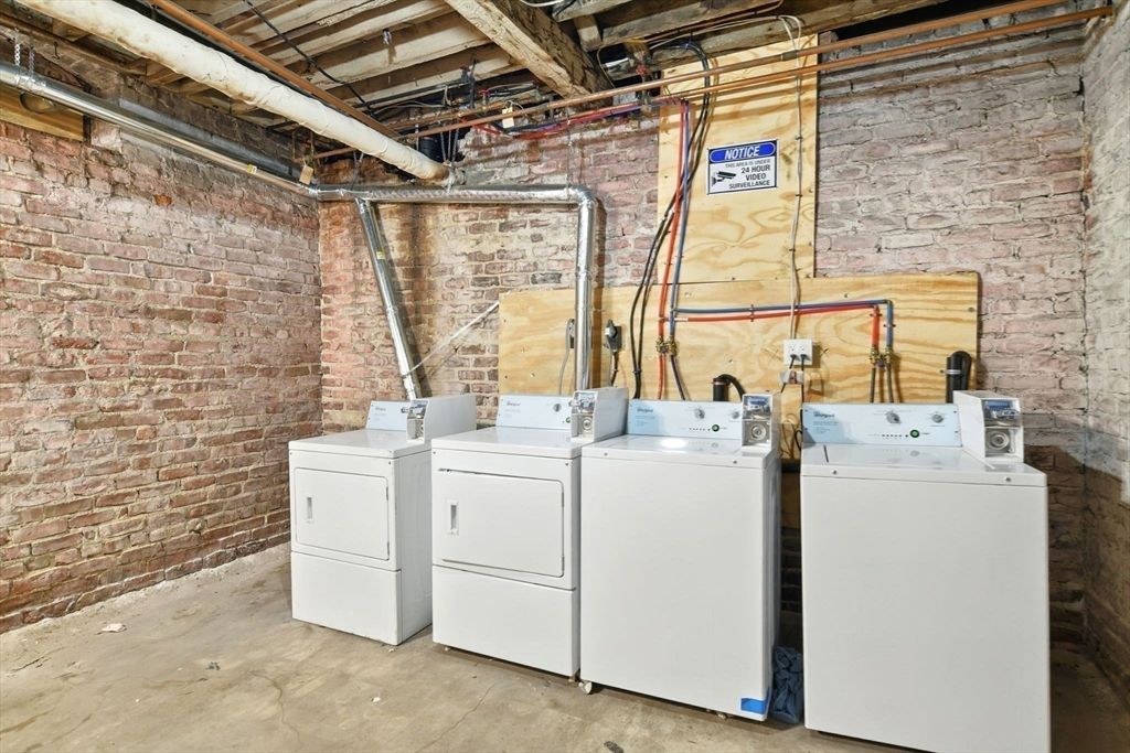 Interior, Stone Walls, Washer