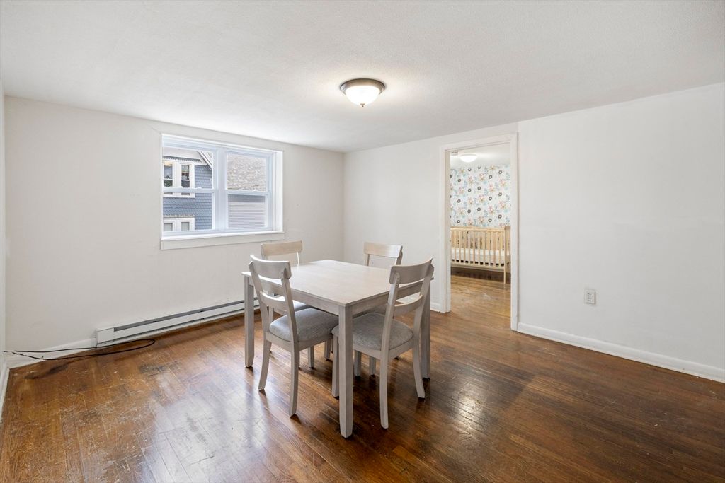 Dining room, Interior, Wood Texture Flooring