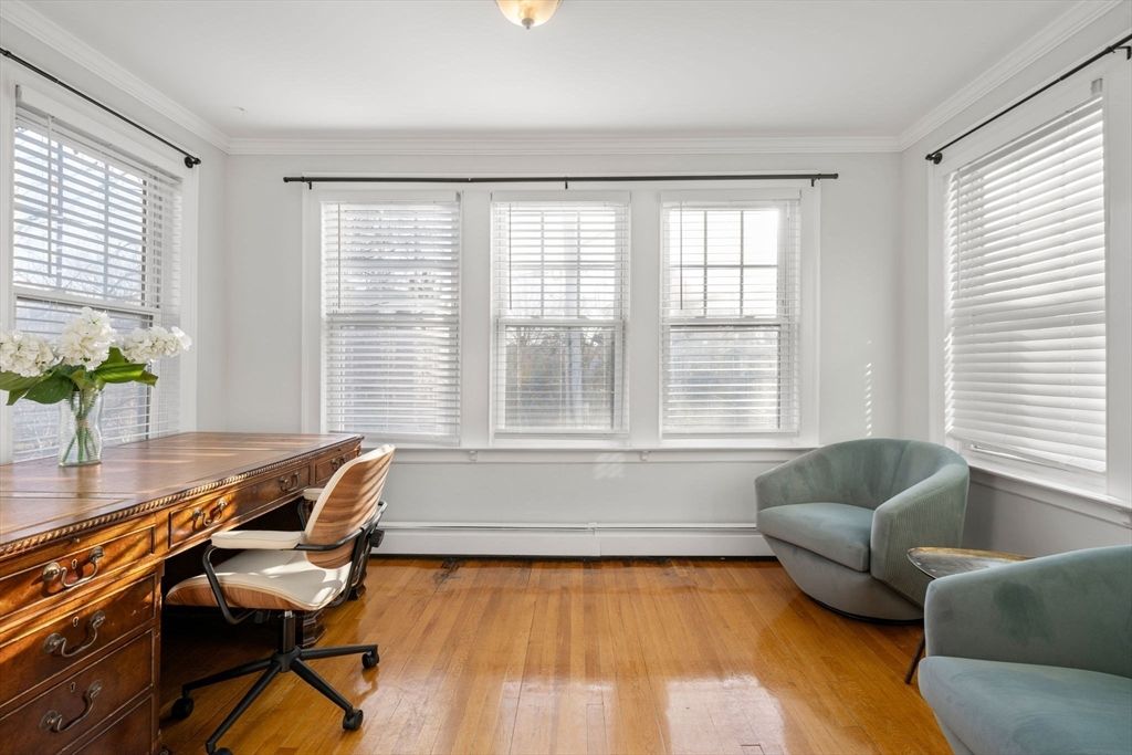 Home Office, Interior, Wood Texture Flooring