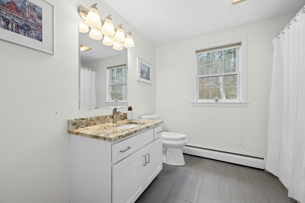 Bathroom, Interior, Wood Texture Flooring