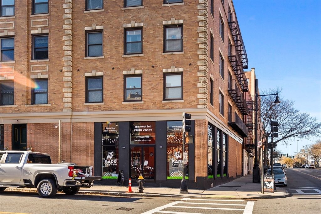 Exterior, Facade, Brick Facade, Condo Building