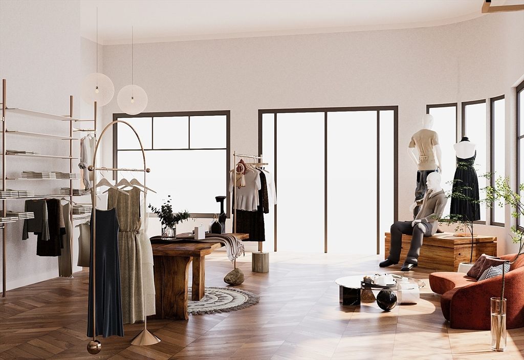 Interior, Pendant Lights, Wood Texture Flooring