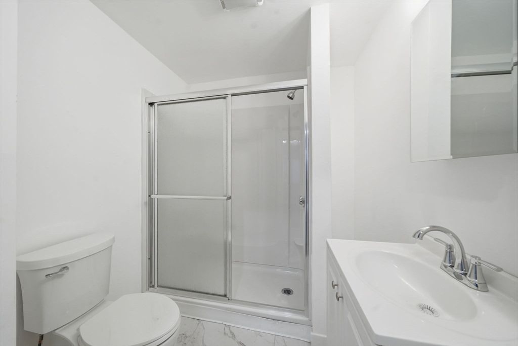 Bathroom, Glass Shower, Interior, Marble