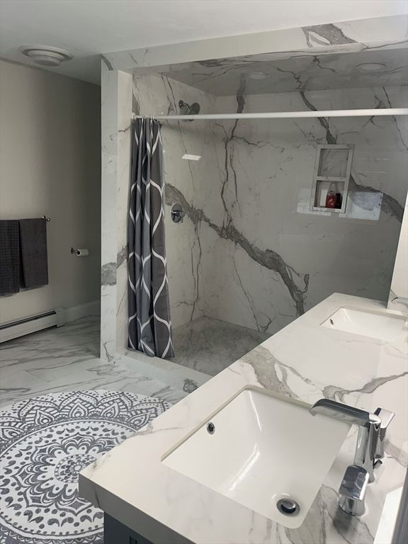 Bathroom, Interior, Marble, Marble Walls