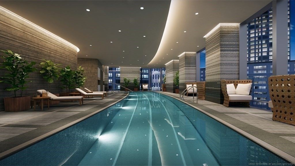 Interior, Pool, Recessed Lighting