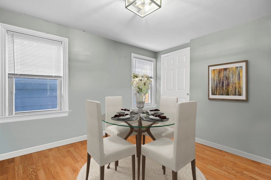 Dining room, Interior, Wood Texture Flooring