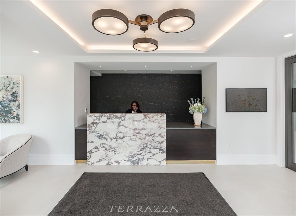 Interior, Marble Walls, Recessed Lighting