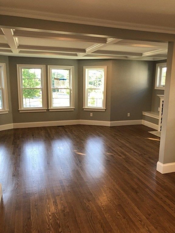 Empty room, Interior, Wood Texture Flooring