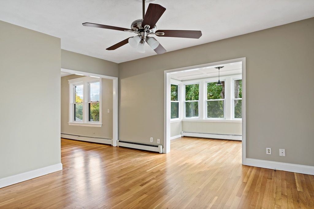 Empty room, Interior, Wood Texture Flooring