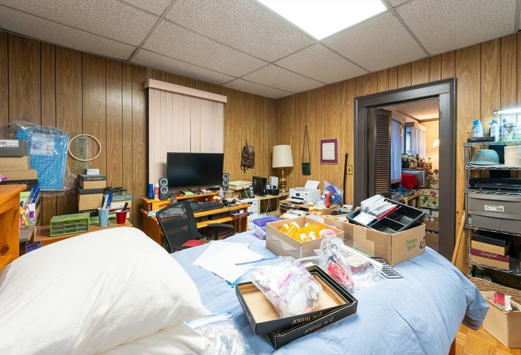 Bedroom, Interior, Wooden Walls