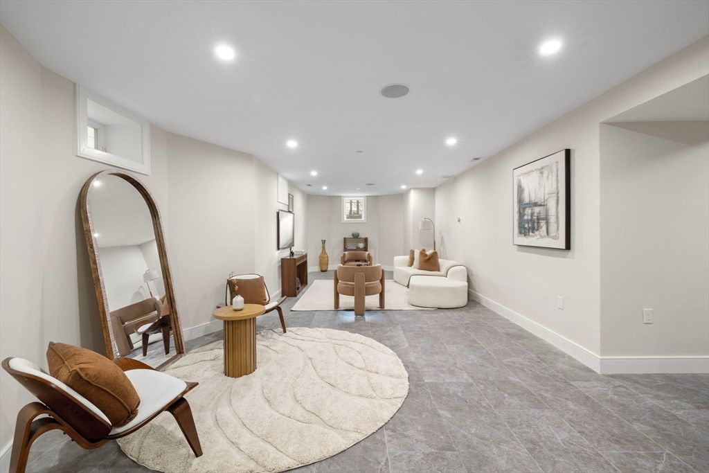 Interior, Living room, Recessed Lighting