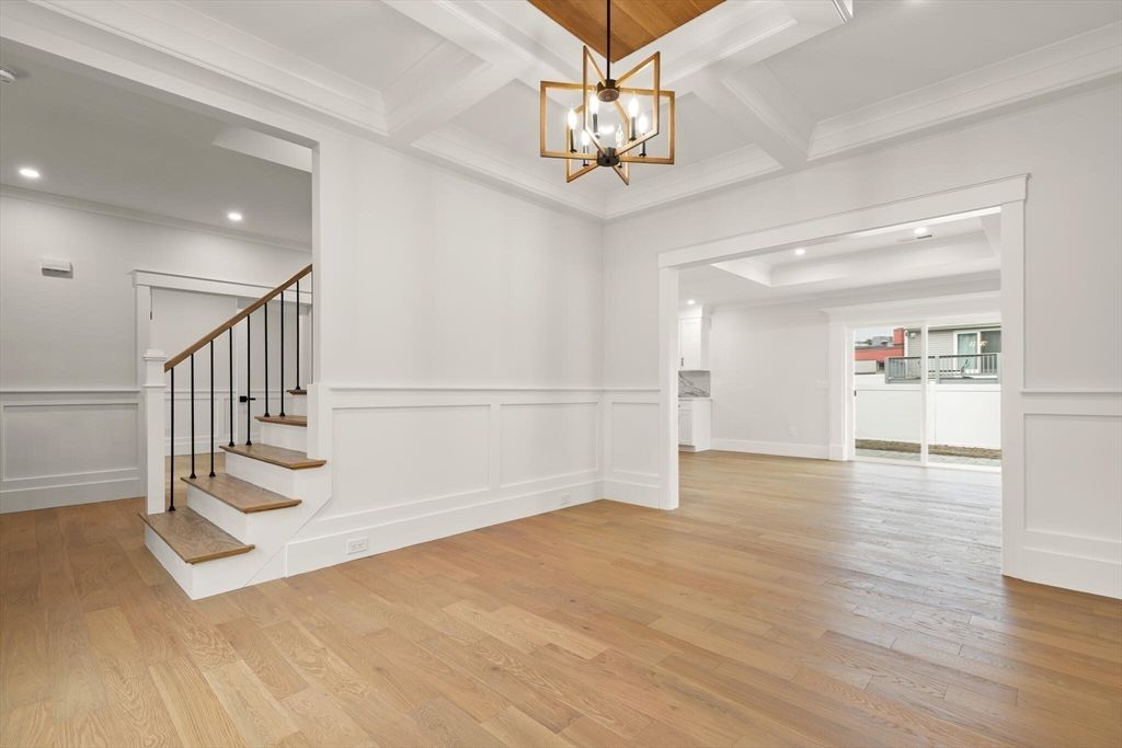 Interior, Pendant Lights, Recessed Lighting, Wood Texture Flooring