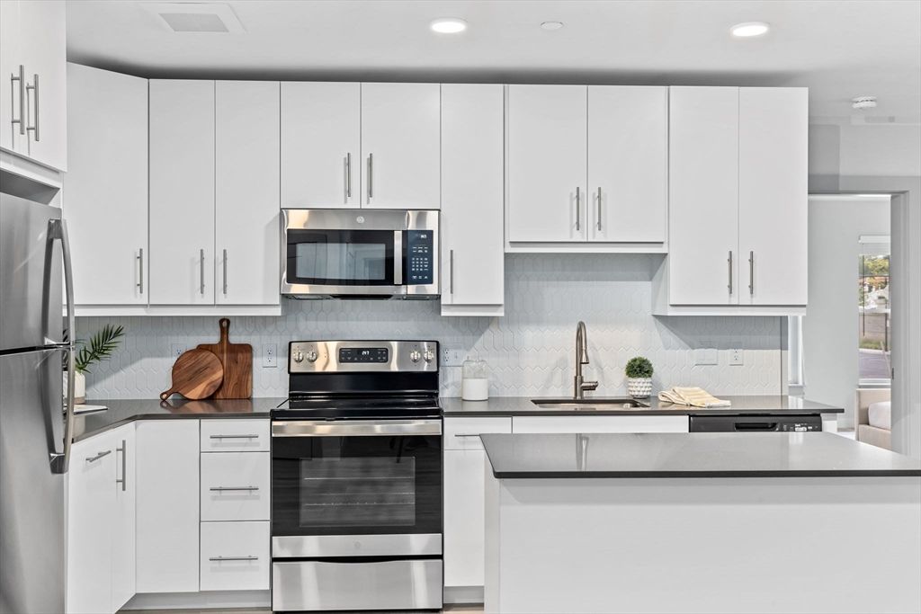 Interior, Kitchen, Recessed Lighting, Stainless Steel Appliances