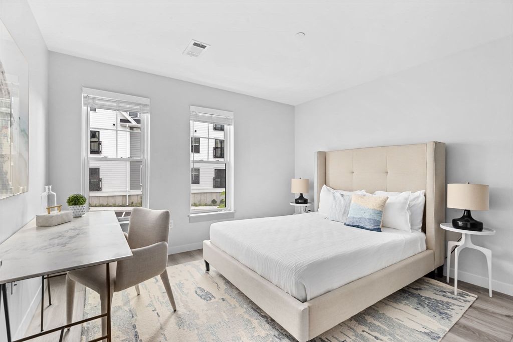 Bedroom, Interior, Wood Texture Flooring