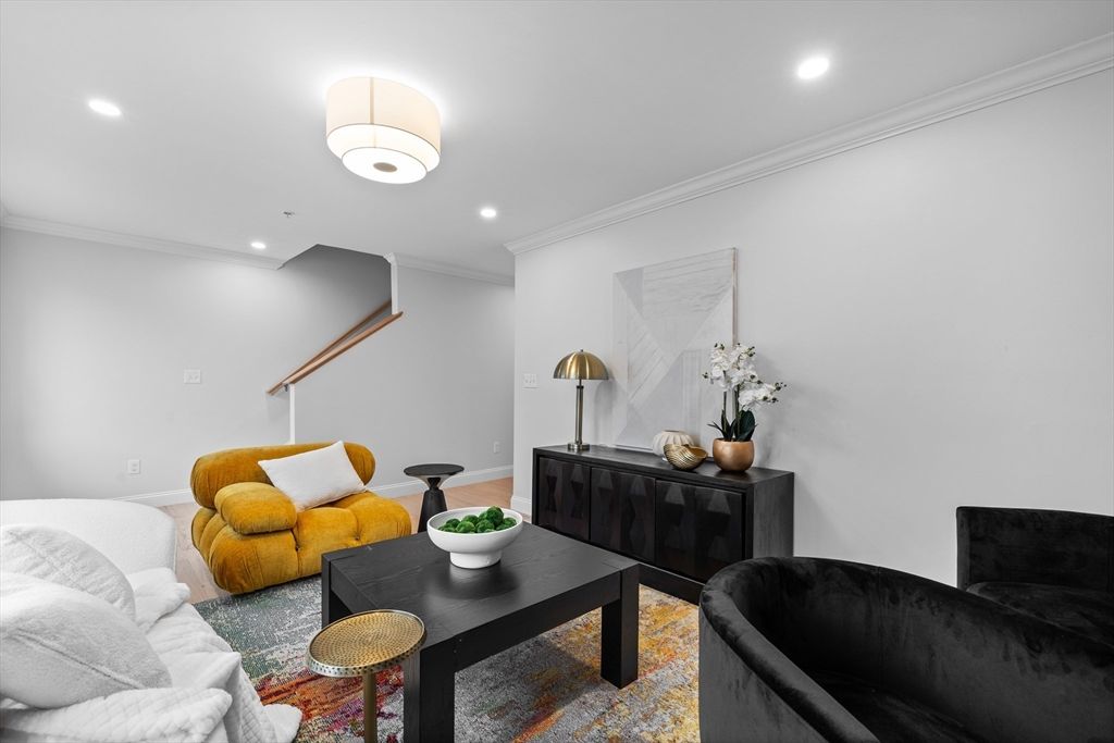 Interior, Living room, Recessed Lighting
