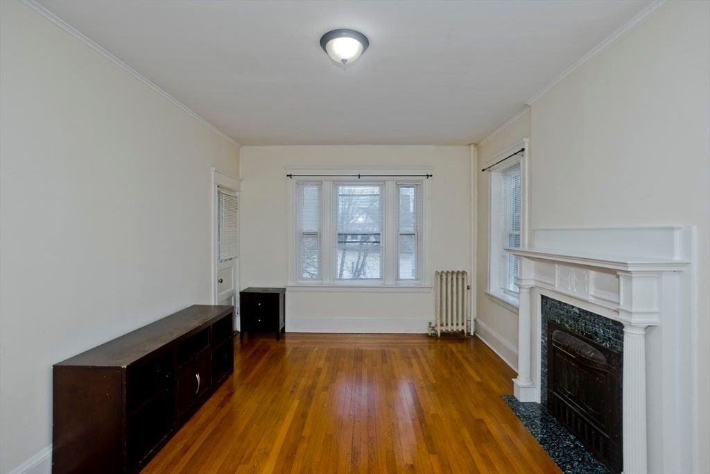 Empty room, Fireplace, Interior, Wood Texture Flooring