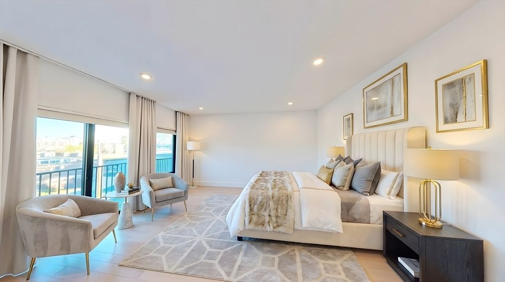 Bedroom, Interior, Recessed Lighting, Water