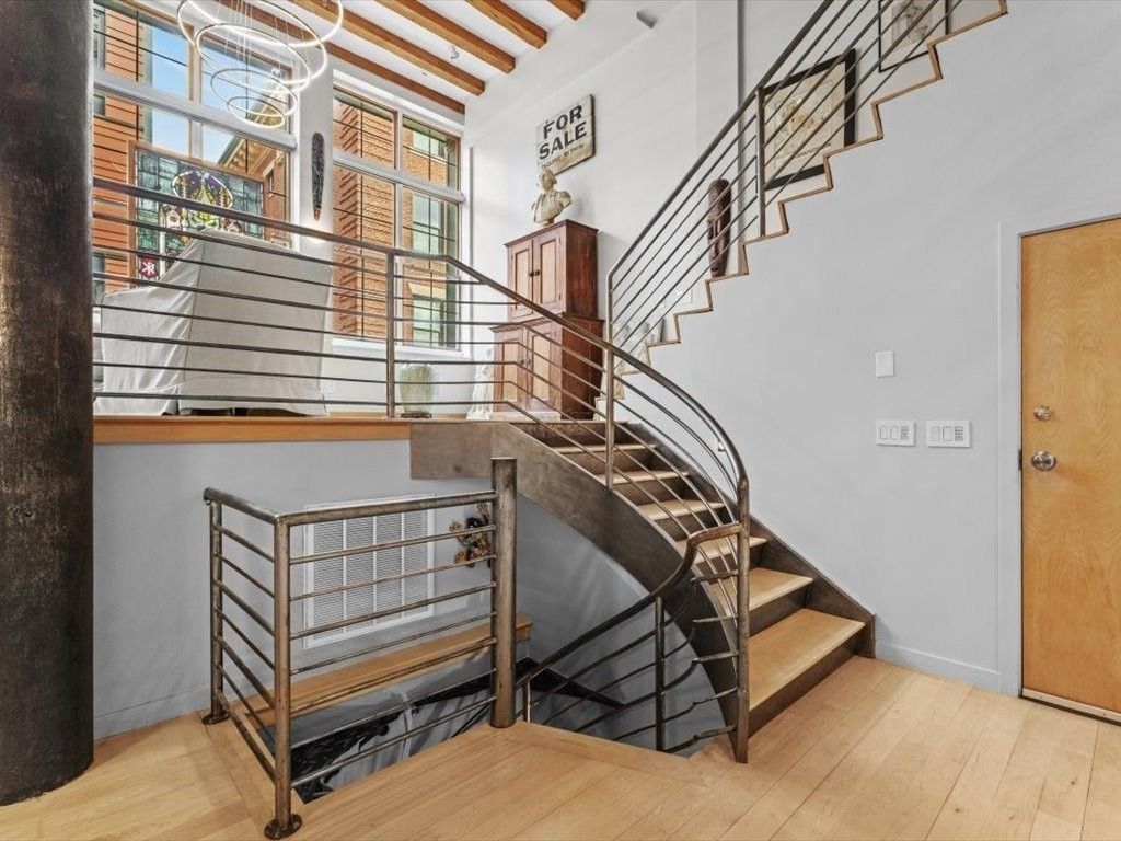 Interior, Pendant Lights, Wooden Beams, Wood Texture Flooring