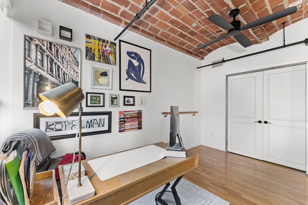 Home Office, Interior, Wood Texture Flooring