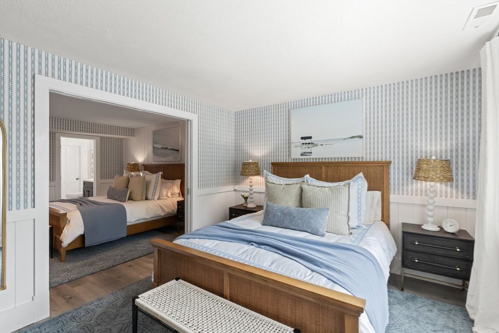 Bedroom, Interior, Wood Texture Flooring