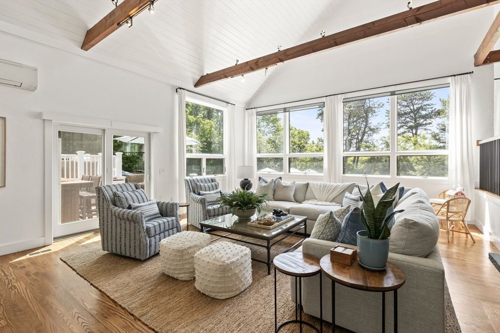 Interior, Living room, Wooden Beams, Wood Texture Flooring