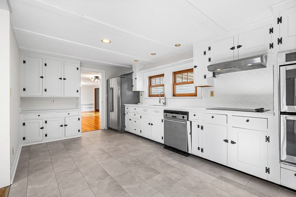 Interior, Kitchen, Recessed Lighting, Stainless Steel Appliances