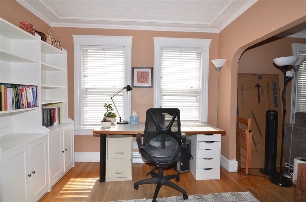 Home Office, Interior, Wood Texture Flooring