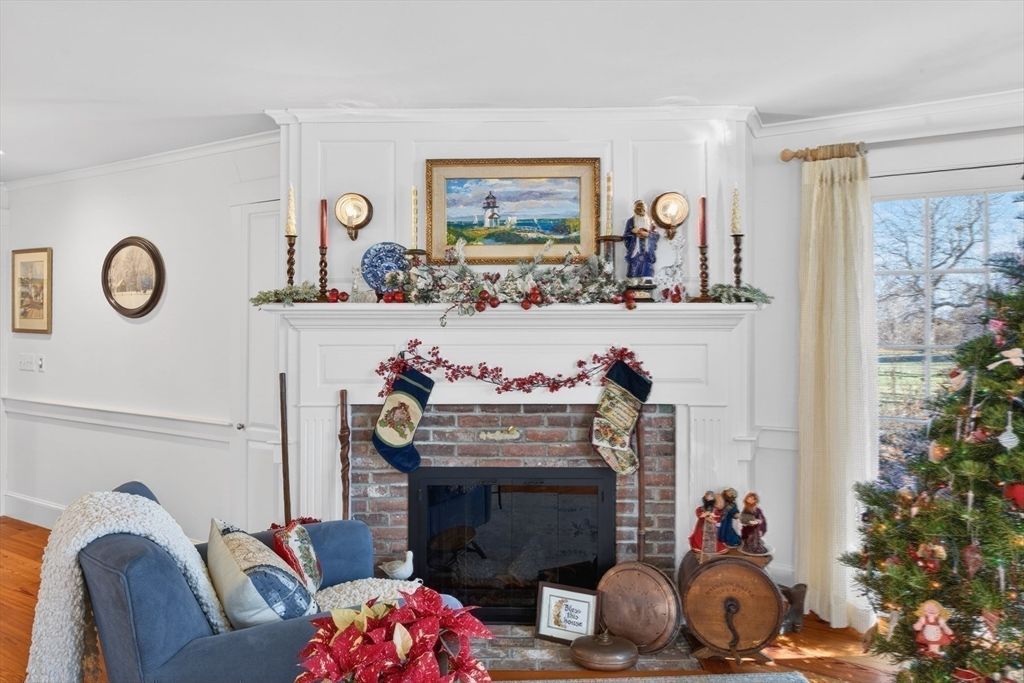 Fireplace, Interior, Wood Texture Flooring