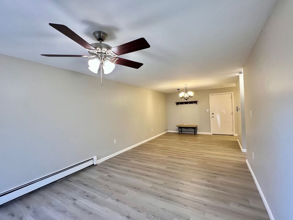 Chandelier, Empty room, Interior, Wood Texture Flooring