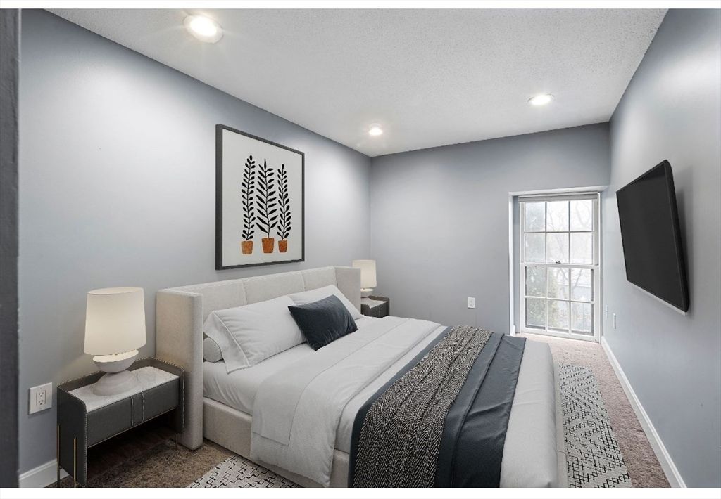 Bedroom, Interior, Recessed Lighting