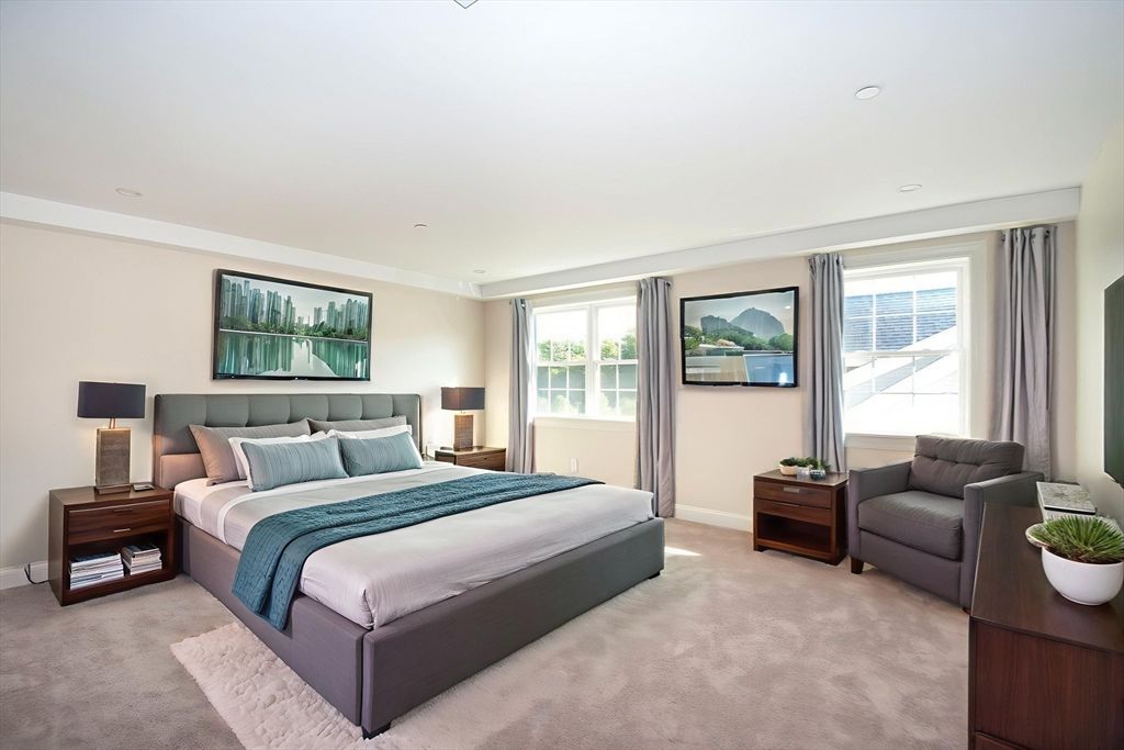 Bedroom, Interior, Recessed Lighting