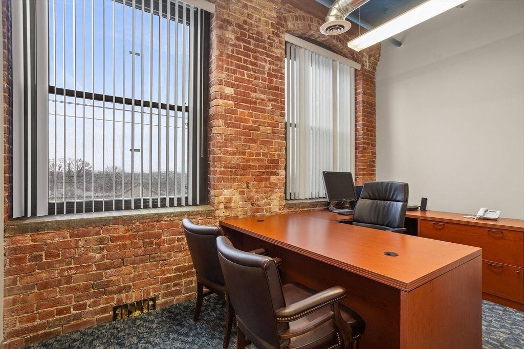 Home Office, Interior, Stone Walls