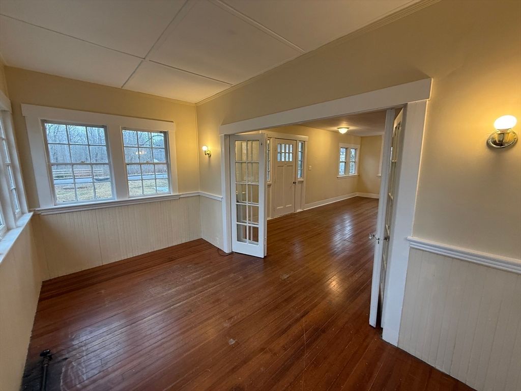Empty room, Interior, Wood Texture Flooring