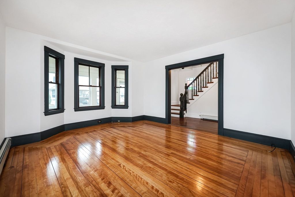 Empty room, Interior, Wood Texture Flooring