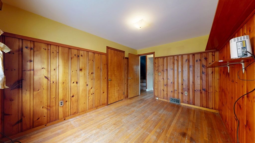 Empty room, Interior, Wood Texture Flooring, Wooden Walls