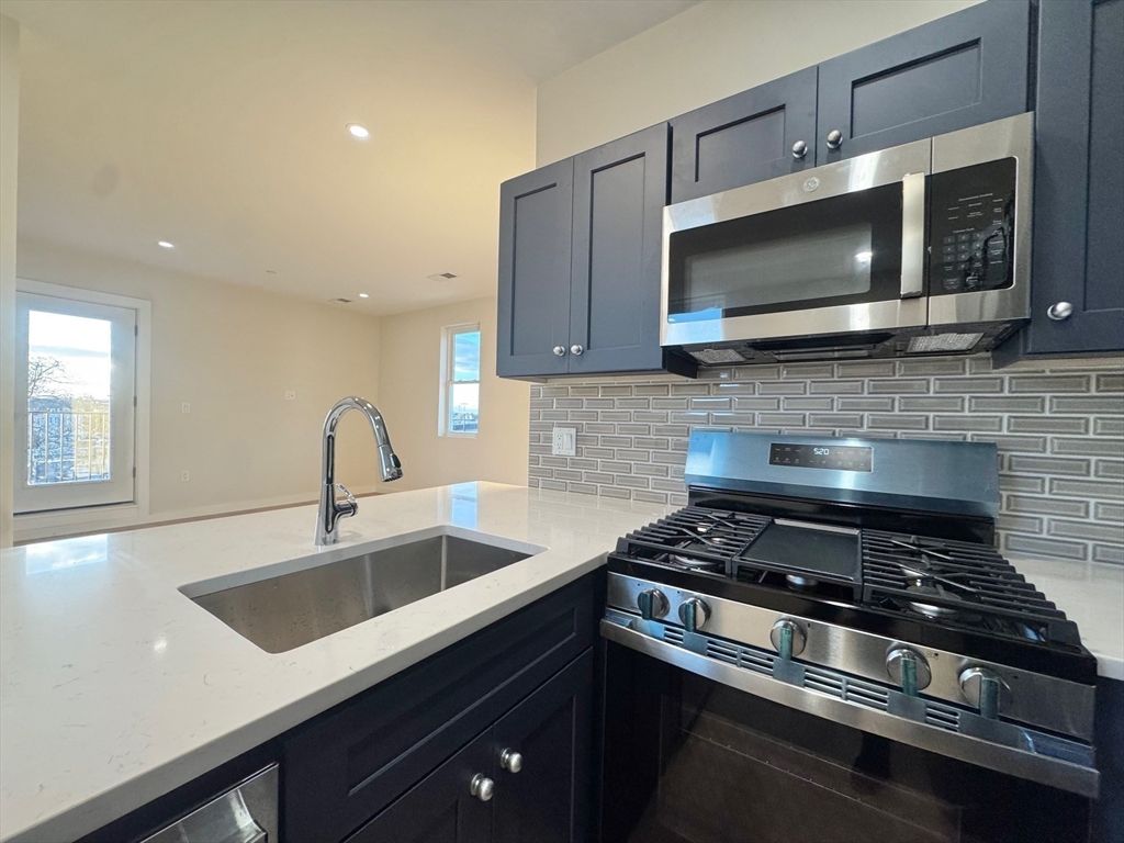 Interior, Kitchen, Recessed Lighting, Stainless Steel Appliances