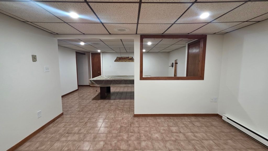 Billiard Table, Game Room, Interior, Recessed Lighting