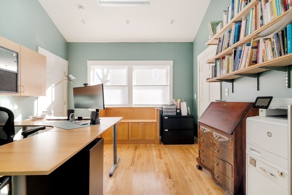Home Office, Interior, Wood Texture Flooring