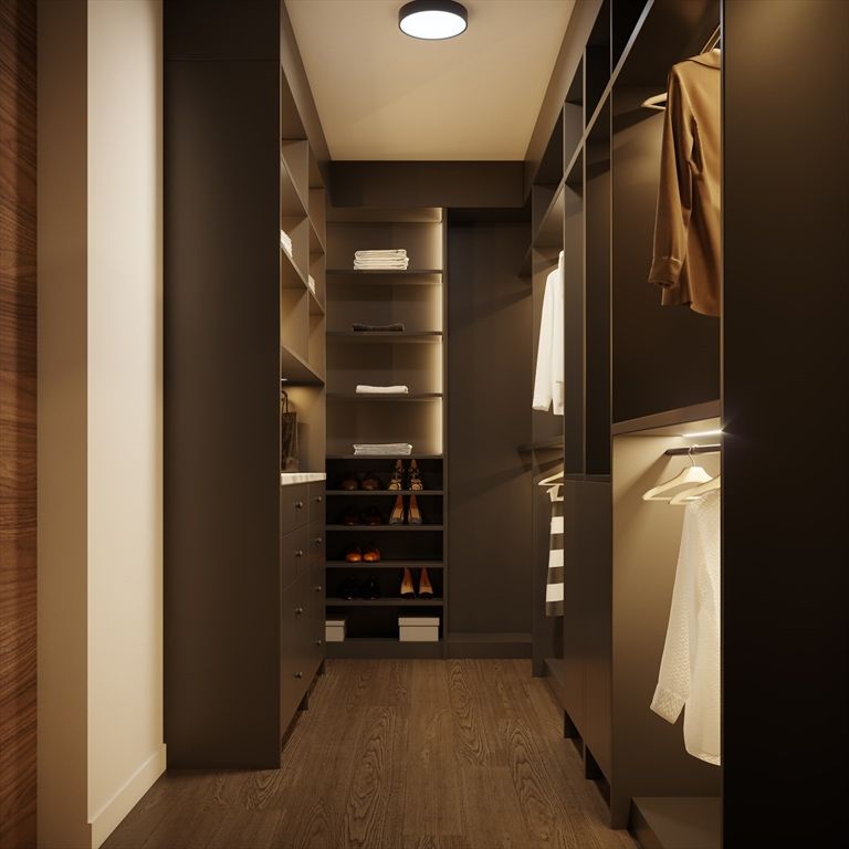 Interior, Recessed Lighting, Walk-in Closets, Wood Texture Flooring