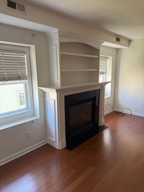Fireplace, Interior, Wood Texture Flooring
