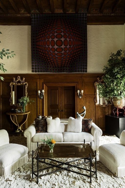 Interior, Living room, Wooden Ceilings, Wooden Walls