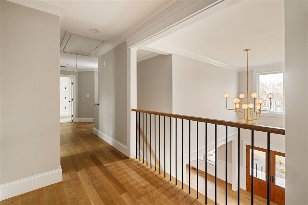 Chandelier, Interior, Recessed Lighting, Wood Texture Flooring