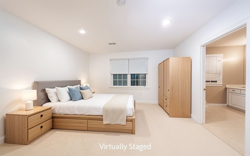Bedroom, Interior, Recessed Lighting