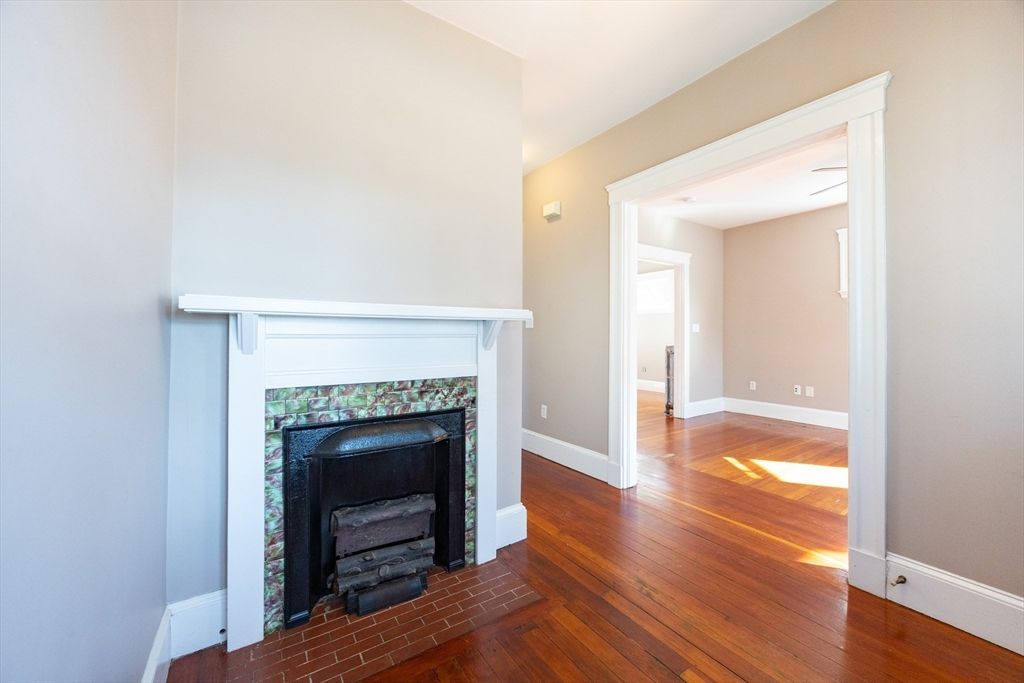 Fireplace, Interior, Wood Texture Flooring