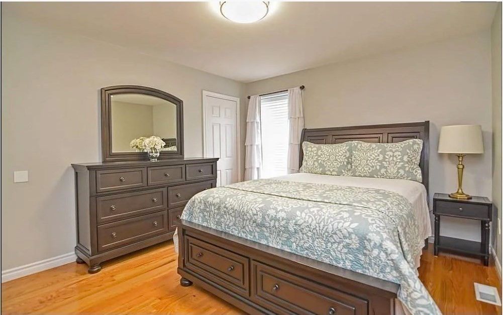 Bedroom, Interior, Wood Texture Flooring